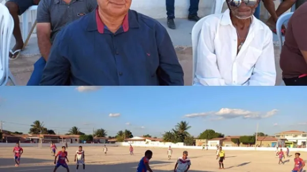 Estação e Caldeirão empataram em 1x1 na abertura do municipal de Assunção do Piauí