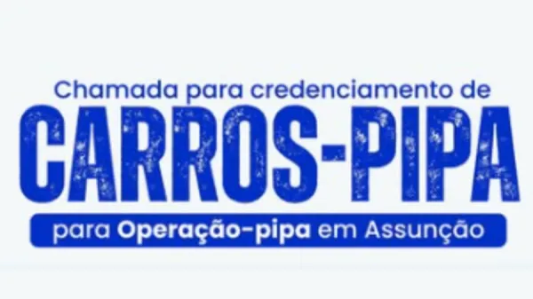 Prefeitura de Assunção do Piauí inicia credenciamento para a Operação Carro-Pipa