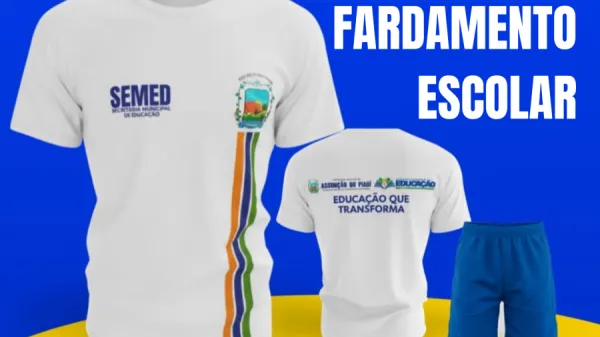 Prefeitura de Assunção do Piauí garante fardamento escolar para alunos da rede municipal em 2026