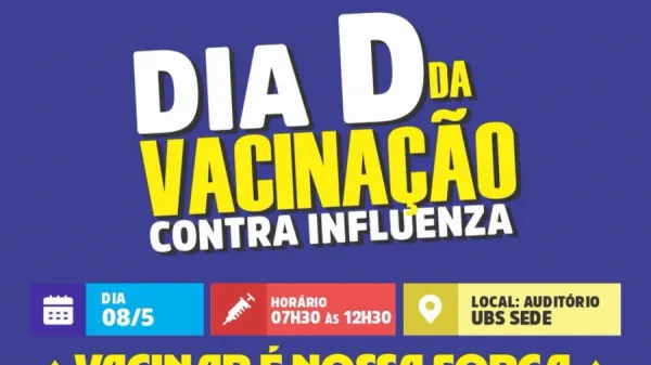 Assunção do Piauí promove nova etapa da vacinação contra a influenza nesta quinta-feira